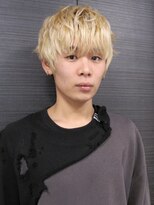 アンジェ(ange) メンズマッシュ/ブロンドヘア/ブロンドベージュ(加藤玲)