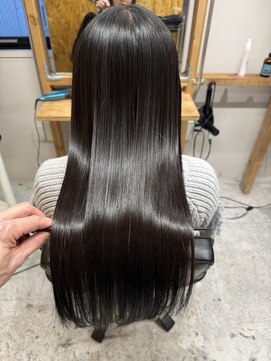 美髪ストレート