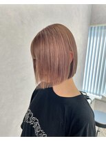 フィーネ 吉祥寺(Fi -Ne)&nbsp;ハイトーンピンクベージュ/タッセルボブ/髪質改善