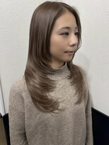 ラグナ(LAGUNA)&nbsp;ミルクティーベージュブラウン/ハッシュカット/ロングレイヤー