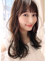 モナ 髪質改善(MONA) 【MONA】ゆるふわレイヤー/髪質改善/ラテカラー