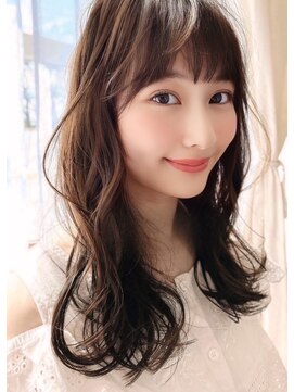 モナ 髪質改善(MONA) 【MONA】ゆるふわレイヤー/髪質改善/ラテカラー