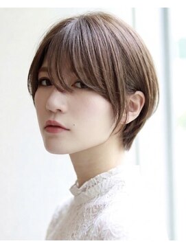 グリッター 泉中央店(GRITTERs) ヘーゼルベージュ×ショートヘア