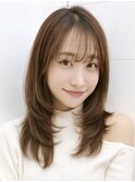 ワンカールでお洒落なミディアムレイヤー