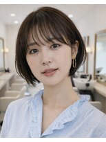 アーツ 新宿(arts)&nbsp;ショート×シースルーバング×ナチュラルの軽やかショートヘア
