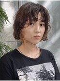 【macana指名】ボブパーマゆるふわボブ透明感ブラウン向ヶ丘遊園