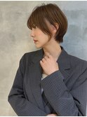 ショート×インナーカラーが可愛い
