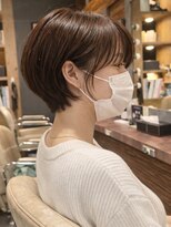 リプレイ(Replay)&nbsp;大人の丸みショートボブ×モカブラウン