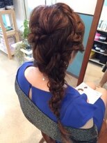 ロカット サロン(Roquat Salon)&nbsp;ロング編み込みアレンジ【ヘアセット　立川/立川南/八王子】