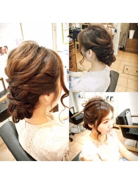 ヘアーアンドネイルサロンブルー(hair & nail salon BLUE) ゆるふわアップ♪