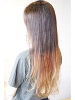 リラ ヘア サロン(rela hair salon)&nbsp;デザインカラー☆大胆肩下グラデーション