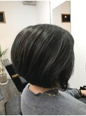 ハイライトカラーボブ