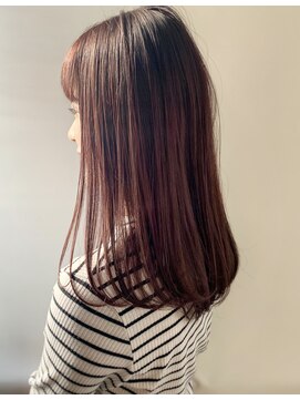 エル セルカ 高田馬場(el CERCA) 王道ピンクベージュカラー×大人可愛いAラインストレート