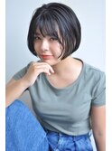 【Velis】暗髪ウェットアッシュボブ♪
