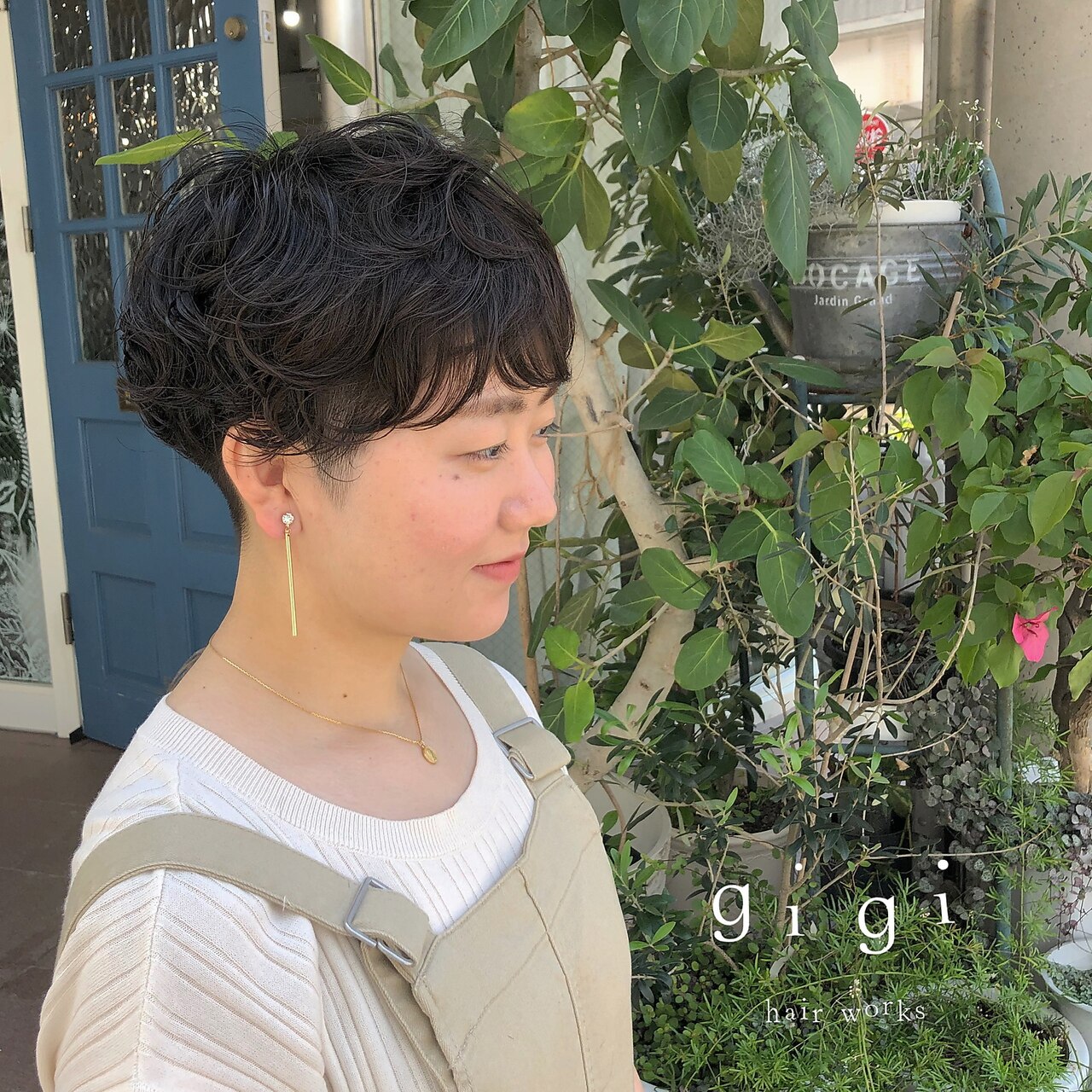 ショート×くりんくりんパーマ：L080265205｜ジジ ヘアワークス