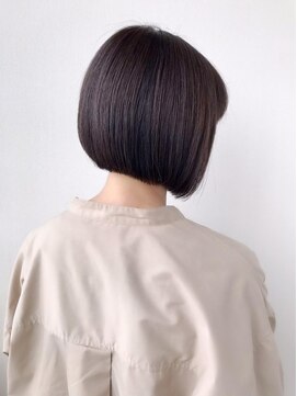 トータルビューティーハウス フラップ ミチ 野田店(total beauty house flap MICHI) 前下がりボブ