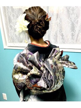 きものサロンティファニー 振袖ヘア