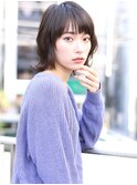 ボブミディアム髪型【30代40代50代】ストレートパーマ