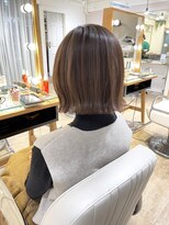 ネオリーブ チロル 横浜西口店(Neolive CiroL.)&nbsp;ボブレイヤー　外はねボブ　縮毛矯正