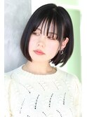 女将が提案するシンプルボブ