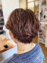 ギャロップヘアー ゆるふわパーマ×ベリーピンク