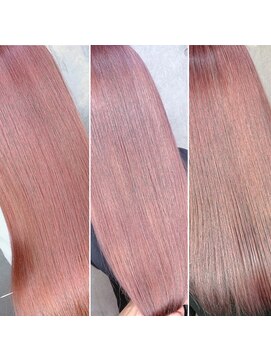 ラス トーキョー(LAS TOKYO) ベビーピンクベージュ/ホワイトピンク/ダブルカラーケアブリーチ