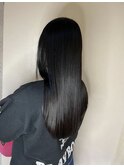 髪質改善でサラ艶ストレート