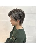 メンズハイライト《堅田美容室/白髪ぼかし/メッシュ》