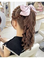 プティクローシェ バイ クオーレ(petite cloche by CUORE)&nbsp;【量産型】あみかちゅポニーテール