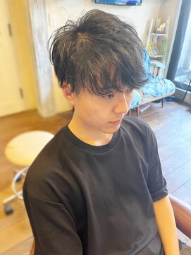 ラシーマ(LA-CIMA) メンズダブルカラー/ニュアンスパーマ/波巻きパーマ