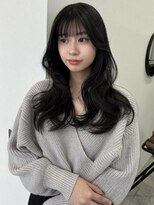 ソヨン 心斎橋店(SOYON)&nbsp;黒髪×シースルーぱっつんバング