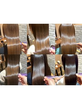 毛先までなめらかな質感と手ぐしでまとまる扱いやすさに感動！思わず触れたくなる美人髪を手に入れて♪