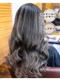 バレイヤージュアップデート！ブリーチ無しのオンカラーのみ