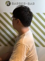 バーバーバー アカバネ(BARBER-BAR AKABANE)&nbsp;ビジネスマン向け 爽やかダウンスタイル ポイントパーマ