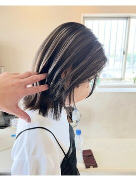 アスラン(ASLAN) 【aslan】アンブレラカラー/ウルフレイヤースタイル/グレージュ