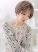 ミルクティーアッシュショートカットレイヤーc5上尾20代30代40代