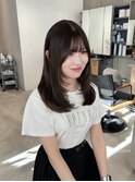 ブリーチ履歴有:レイヤーカット×ブラウン