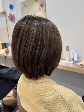 コノアラボ 守谷店(Conoah labo) 白髪/イメチェン/ホワイトブロンド/外ハネボブ/美髪/守谷