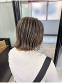 白髪ぼかし バレイヤージュ