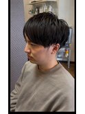 ツーブロックショート