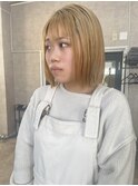 髪質改善　似合わせ　切りっぱなし
