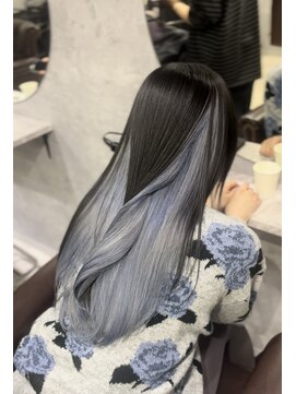 グラッジ 池袋(GLADGE) インナーカラー×アイスブルー