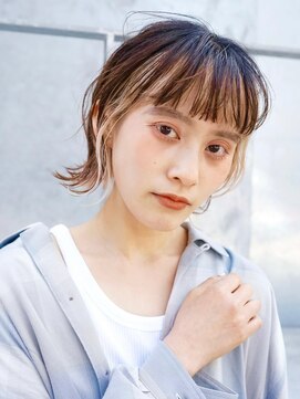 テクネ 天神大名(techne) 天神大名顔周りレイヤーカットミディアムボブタッセルボブ今泉