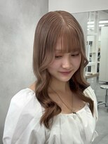 ベレーザ 渋谷(BELEZA) 15716ブリーチ&ダブルカラー渋谷レイヤーミルクティーベージュ