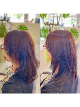 トライスター(TriStar) 【トライスター】髪質改善ストレート/髪色を明るくしていく途中