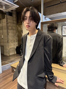 ブチメンズヘア(Buchi MEN'S HAIR) ニュアンスシースルーセンターパート