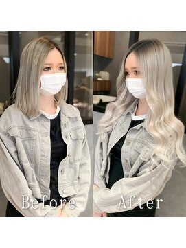 エクステ専門店あるじゃんすー 柏店 プラチナホワイト#シールエクステ#韓国#デザインカラー#柏