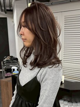 ジルブラン 土浦(JIL BLAN) ハイライトバレイヤージュダブルカラーケアブリーチ20代30代