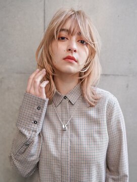 ギークス(GEEKS) 【GEEKS渋谷】ハッシュカット/ミルクティー/冬カラー/ネオウルフ