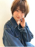 大人ガーリーナチュラルショート ×カジュアル